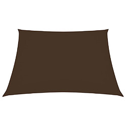 Maison Chic Voile d'ombrage | Voile de parasol | Toile d'ombrage tissu oxford carré 2x2 m marron -MN45231