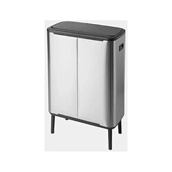 Brabantia Poubelle Touch Bo Touch Bin Hi, 60L Matt Steel Fingerprint Proof