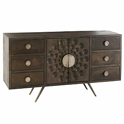 Paris Prix Buffet 2 Portes & 6 Tiroirs Polco 150cm Marron