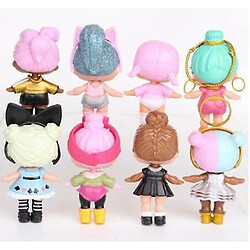 Avis Universal Nouveau 6-8 pièces LOL Poupée L.O.L Surprise Ball LIL Sisters Pet Toys Ensemble cadeau fille (8 pièces)