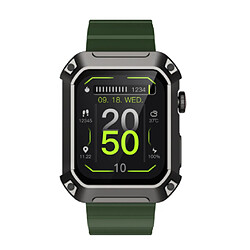 Smartwatch rogbid Tank s2 cadran vert 46mm bracelet en caoutchouc smartwatch