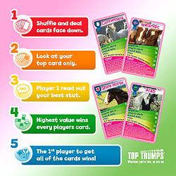 Winning Moves TOP TRUMPS - Horses, Ponies and Unicorns Card Game [ENG] pas cher