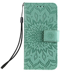 Wewoo Coque Étui en cuir PU avec empreinte horizontale à motif de tournesol pour iPhone 11 Pro support et logements cartes portefeuille et lanière