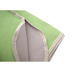 Decoshop26 Panier pique-nique pour 4 personnes panier en osier acier inoxydable porcelaine gris-vert DIV04030