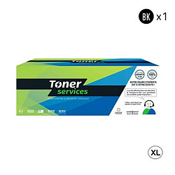 TONER SERVICES Lexmark CS421 Cartouche de toner compatible CLASCX421HBK