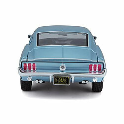 Avis Maisto 1968 Ford Mustang gT cobra Jet Hard Top 118 Scale Diecast Model Vehicle Blue