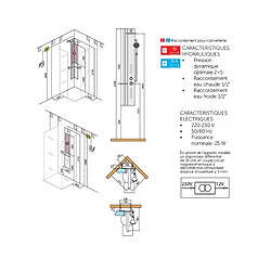 Avis Colonne de douche hydromassante NOVELLINI LINE 2 blanc 150cm