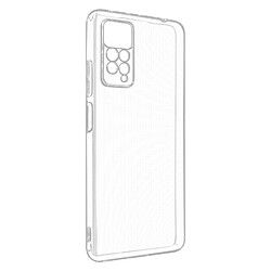 Avizar Coque pour Xiaomi Redmi Note 11 Pro 5G Silicone Gel Fine et Légère Transparent