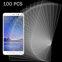 Wewoo Verre trempé 100 PCS pour Xiaomi Redmi Note 3 0.26mm 9H Surface Dureté 2.5D Antidéflagrant Film d'Écran