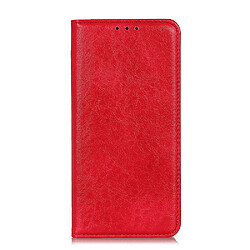 Wewoo Housse Coque Pour Galaxy S11E Magnétique Rétro Crazy Horse Texture Étui en cuir à rabat horizontal avec support et fentes cartes et cadre photo rouge