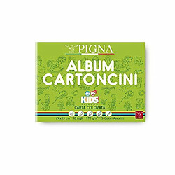 Pigna 0047477 AS Album cartes multicolores, 10 pièces