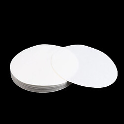 Paquet De 100 Pièces Cercles De Papier Filtre Qualitatif Sans Cendre De Laboratoire 15 Cm