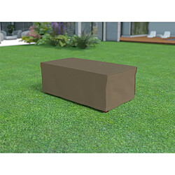 Nortene Housse de protection pour table rectangulaire COVERTOP - Taupe - 205 x 105 x 70 cm