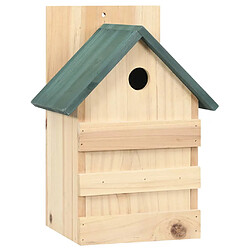 vidaXL Nichoirs 4 pcs 23x19x33 cm Bois de sapin