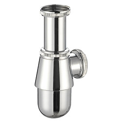 siphon de bidet - laiton chromé - petit culot - 33 x 42 - alterna a181-c