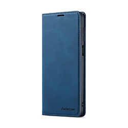 Etui en PU toucher soyeux bleu pour votre Xiaomi Redmi Note 9 Pro/Note 9 Pro Max/Note 9S