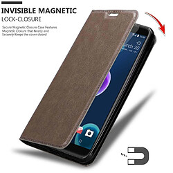 Acheter Cadorabo Coque HTC Desire 12 Etui en Brun