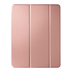 Avizar Étui pour iPad Air 13 2024 Clapet Pliable Support Multipostions Rose Champagne