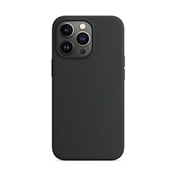 PHONECARE Coque Silicone Liquide pour Apple iPhone 14 Pro - Noir