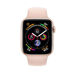 Apple Watch Series 4 GPS 40 mm Or avec bracelet rose MU682TY/A - Reconditionné