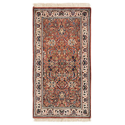 Vidal Tapis de laine 164x88 brun Tabriz