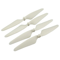 2 paires cw ccw hélices pales prop pour hubsan h501s rc drone pièces blanc pas cher