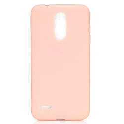 Wewoo Coque Souple Pour LG K10 2018 Étui en TPU Candy Color Rose