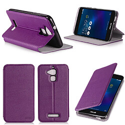 Xeptio Etui luxe Asus Zenfone 3 MAX ZC520TL violet avec stand - Housse pochette