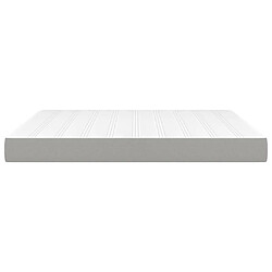 Avis vidaXL Matelas de lit à ressorts ensachés Gris clair 160x200x20 cm