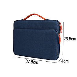 Sacoche pour ordinateur portable — 14,1-15,4" Porte-documents Messenger Bag, spacieuse, ergonomique, rembourrée en mousse Laptop CaseBlue-14.1-15.4 pouces