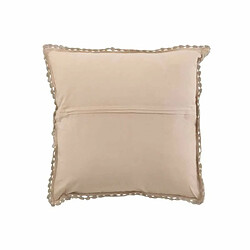 Paris Prix Coussin Déco Dentelle 45x45cm Taupe