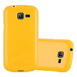 Cadorabo Coque Samsung Galaxy TREND LITE Etui en Jaune