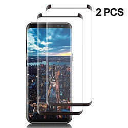 Film de protection d'écran Galaxy S9, protection d'écran en verre trempé à couverture complète, protection d'écran en verre trempé haute définition anti-rayures, adaptée pour Galaxy S9