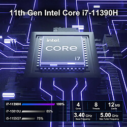 Avis GEEKOM IT11 Mini PC, Intel Core i7-11390H 4 cœurs jusqu'à 5,0 GHz, 32 Go de RAM 1 To SSD