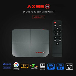 1 Abs Material Ax95 Smart Tv Box Android 9.0 Prend En Charge La Version Dolby Tv Google Store 4 Prise 32G_Us Clavier I8