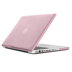 Wewoo Housse Étui rose pour Macbook Pro 15,4 pouces de protection en cristal dur