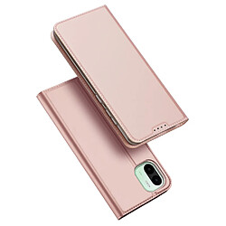 Etui en PU DUX DUCIS avec support et porte-carte pour votre Xiaomi Redmi A1 4G - rose