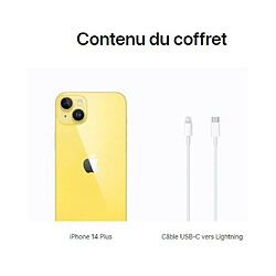 Avis Apple iPhone 14 Plus 6.7 5G Double SIM 256 Go Jaune