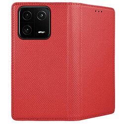 Acheter Htdmobiles Housse pour Xiaomi 13 Pro 5G - etui coque pochette portefeuille + film ecran - ROUGE MAGNET