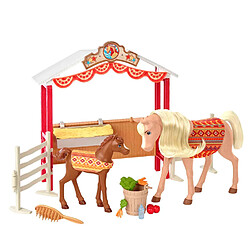 Mattel Spirit l'Indomptable Coffret Écurie 2 Figurines Cheval et Accessoires Multicolore pas cher