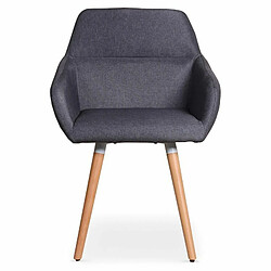 Paris Prix Fauteuil Design Scandinave Dorcy 82cm Gris Foncé