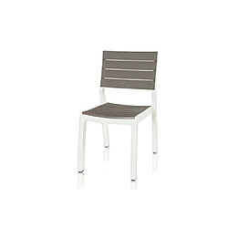 Acheter Keter Harmony ? Fauteuil de Jardin sans Bras, Couleur Blanc et Cappucino