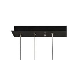 Luminaire Center Suspension Cuba Noir,Or pas cher