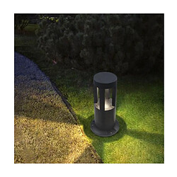 Tradex JARDIN STEP LAMP IP65 ALUMINIUM VERRE 12WATT ES59 NOIR