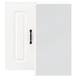 Avis vidaXL Armoire murale d'angle de cuisine Kalmar blanc bois ingénierie