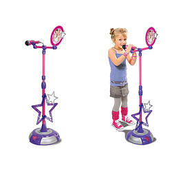 Smoby Microphone enfant sur pied Violetta