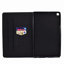 Acheter Etui en PU impression de modèle hibou avec support et porte-cartes pour votre Samsung Galaxy Tab A 10.1 (2019) SM-T510/SM-T515