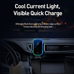 Acheter Universal Chargeur de voiture sans fil noir pour 11 chargeur sans fil électrique léger 2 en 1 15W téléphone de voiture Hewei Samsung Xiaomi | Chargeur sans fil