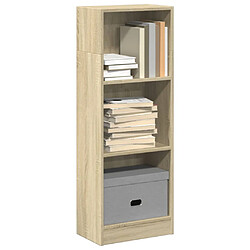 vidaXL Bibliothèque chêne sonoma 40x24x109 cm bois d'ingénierie