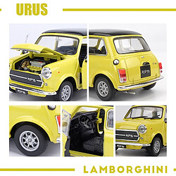 Acheter Universal 1: 24 Mini Cooper Voiture Alliage Modèle Simulation Voiture Décoration Collection Cadeau Jouet Moulé sous pression Modèle(Jaune)